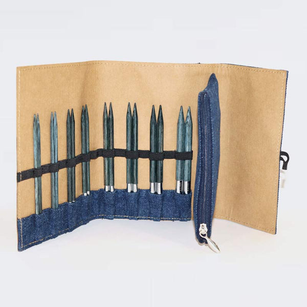 KnitPro Nadelset auswechselbare Nadelspitzen Indigo3,50 - 8,00 mm Farbe Indigo
