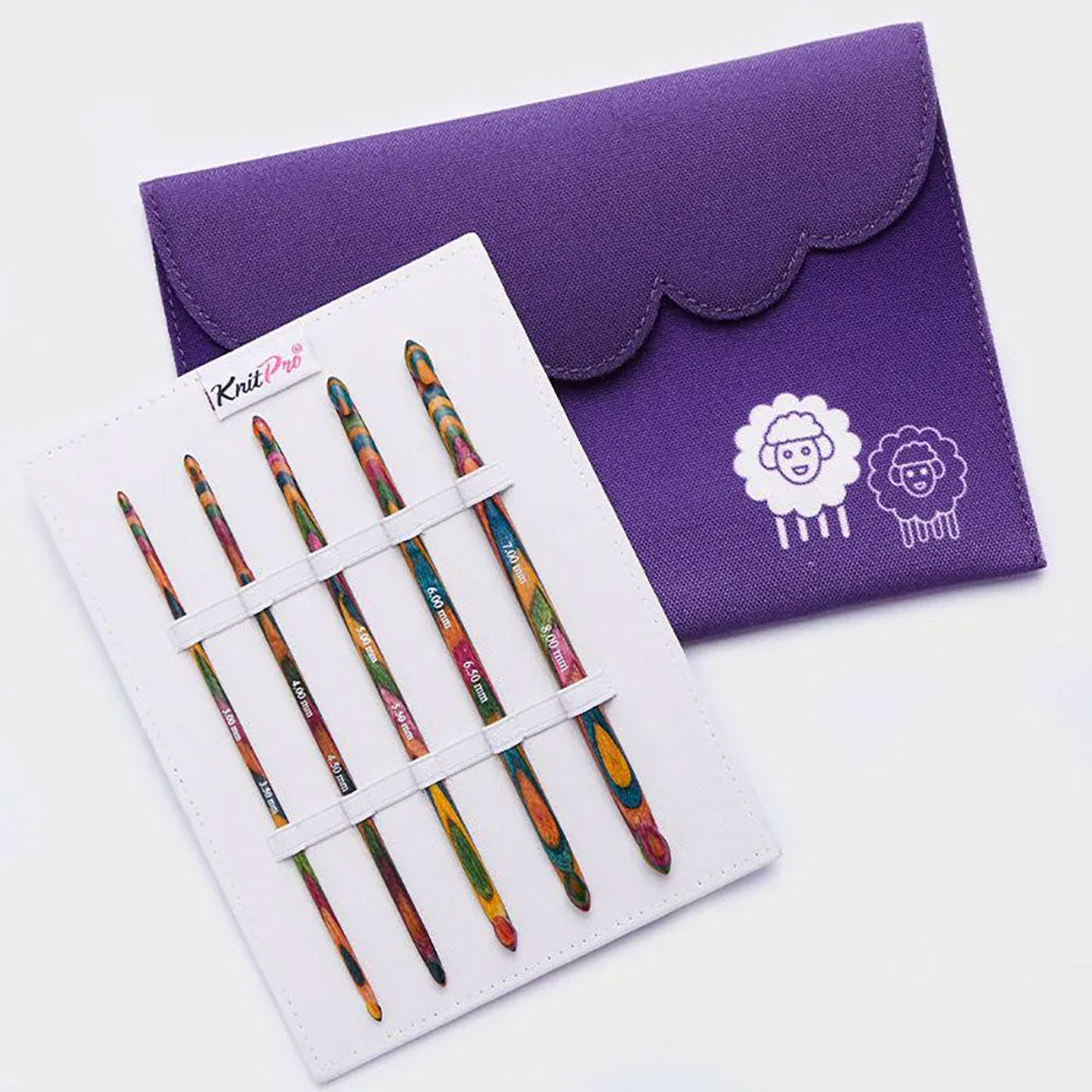 KnitPro Symfonie doppelseitige Häkelnadel Set 3,50 - 8,00 mm