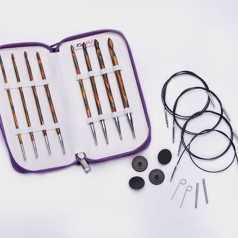 KnitPro Symfonie tunesische Häkelnadel Set 3,50 - 8,00 mm