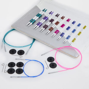 KnitPro Nadelset Deluxe auswechselbare Nadelspitzen SmartStix normal