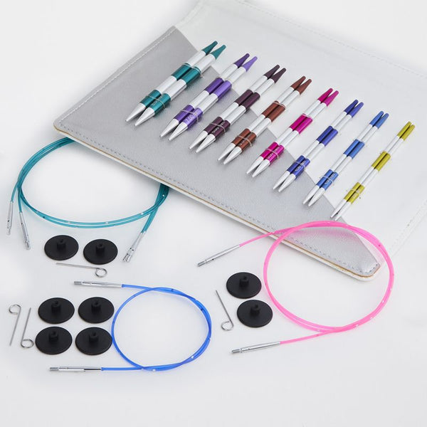 KnitPro Nadelset Deluxe auswechselbare Nadelspitzen SmartStix normal
