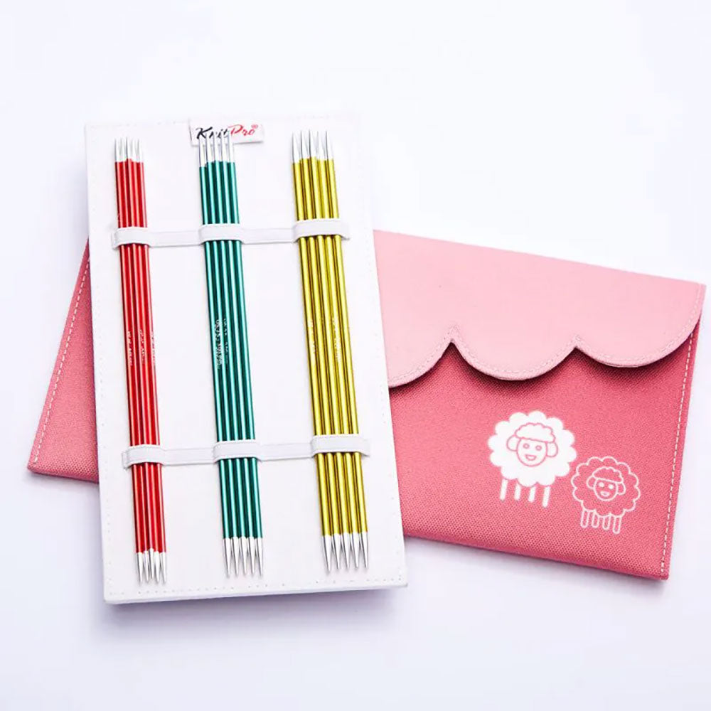 KnitPro ZING Nadelspiel Set 20 cm, 2,00 - 5,00 mm