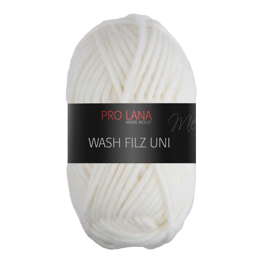 Pro Lana Wash-filz uni in verschiedenen Farben