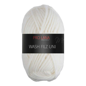 Pro Lana Wash-filz uni in verschiedenen Farben