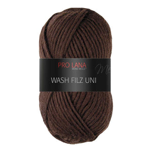 Pro Lana Wash-filz uni in verschiedenen Farben