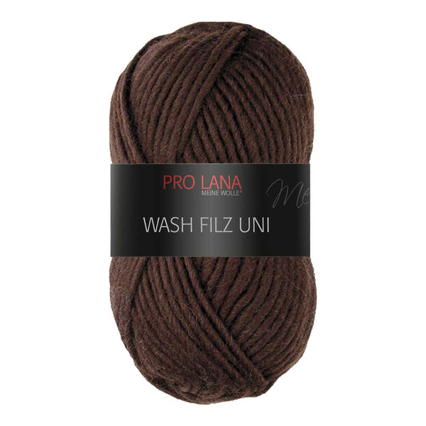 Pro Lana Wash-filz uni in verschiedenen Farben