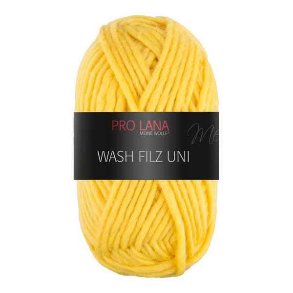 Pro Lana Wash-filz uni in verschiedenen Farben