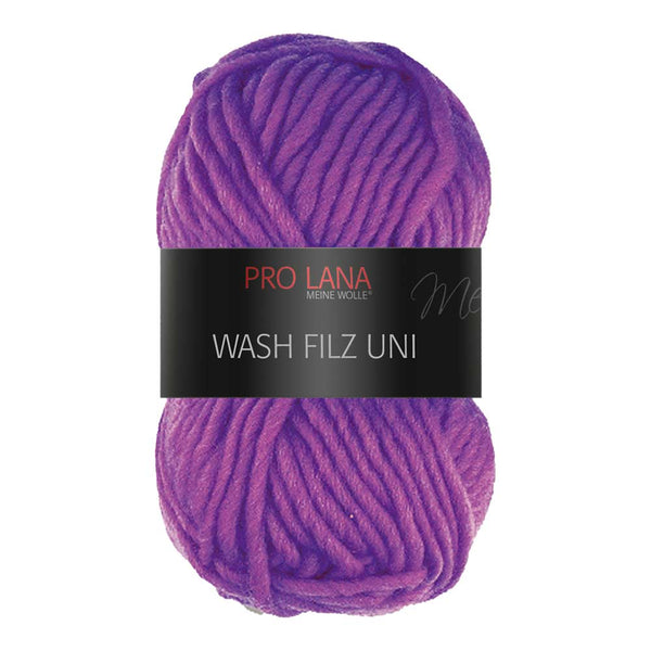 Pro Lana Wash-filz uni in verschiedenen Farben