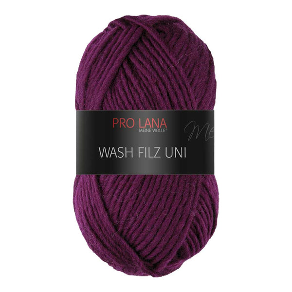 Pro Lana Wash-filz uni in verschiedenen Farben