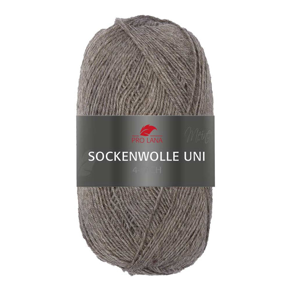 Pro Lana Sockenwolle uni 4 fädig in verschiedenen Farben