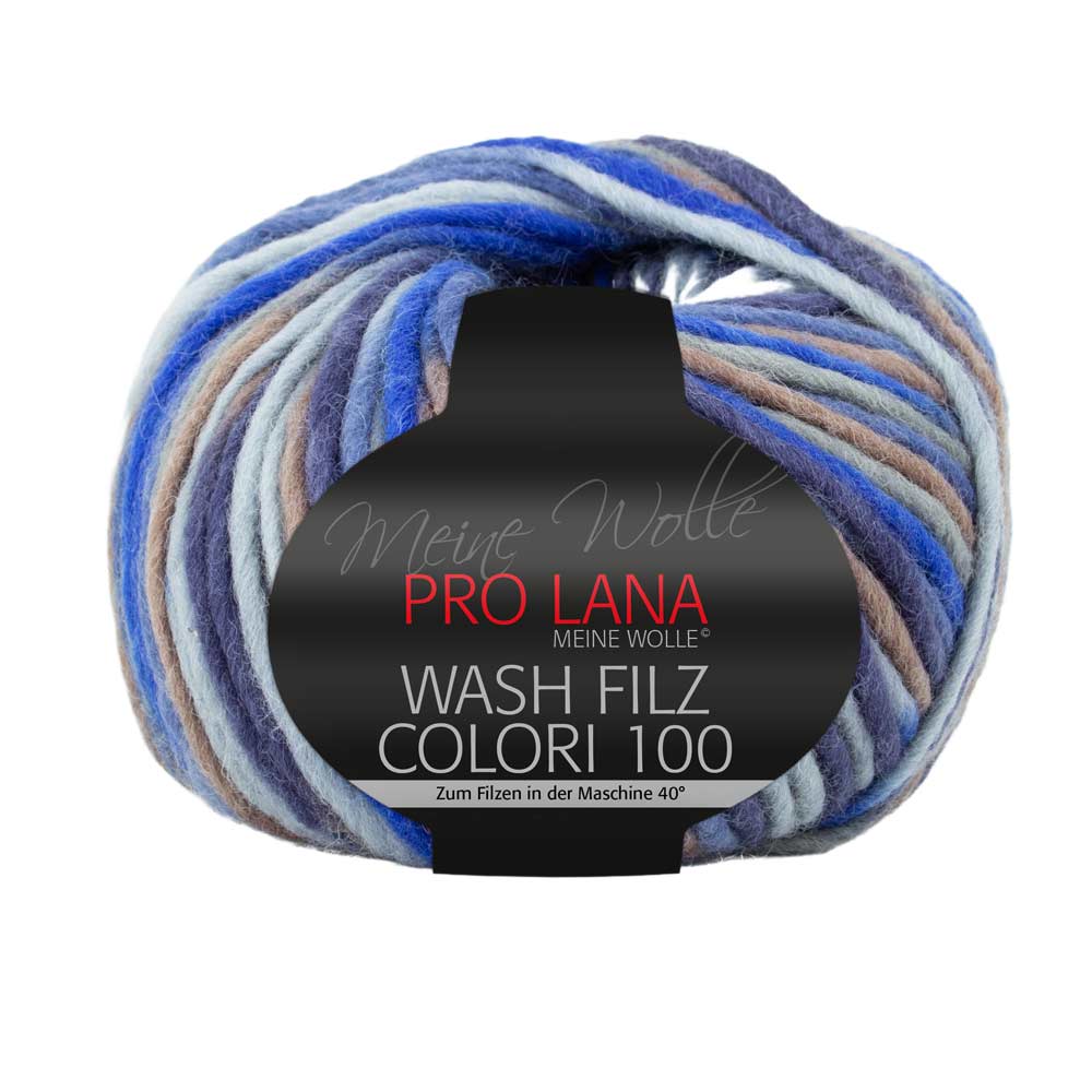 Pro Lana Wash-filz colori 100 in verschiedenen Farben