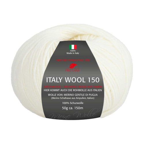 Pro Lana Italy Wool 150 in verschiedenen Farben