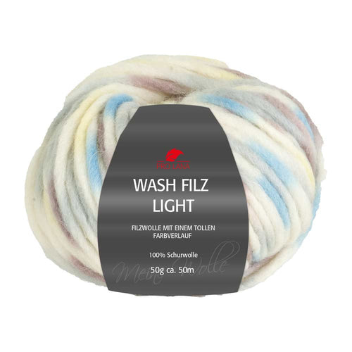Pro Lana Wash-filz light in verschiedenen Farben