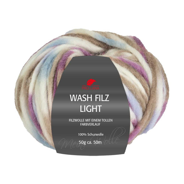 Pro Lana Wash-filz light in verschiedenen Farben