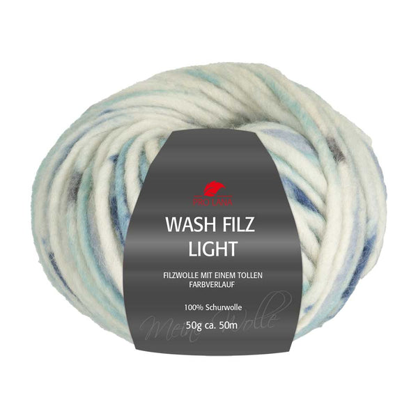 Pro Lana Wash-filz light in verschiedenen Farben
