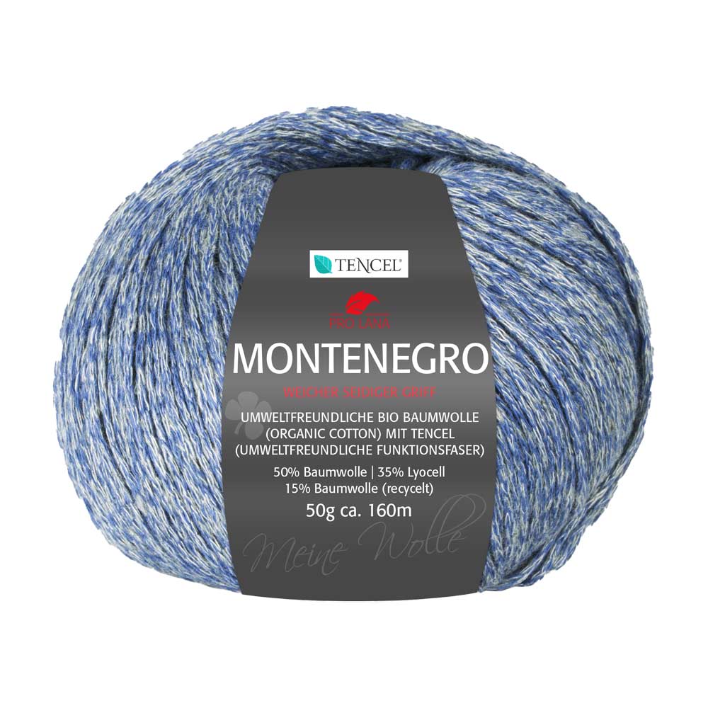 Pro Lana Montenegro in verschiedenen Farben