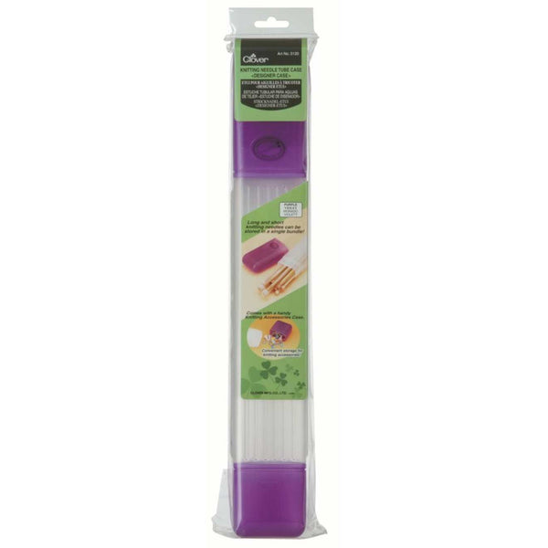 Clover Stricknadel-Etui in der Farbe lila