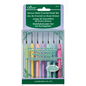 Clover Amour Häkelnadel Set 0,60 mm bis 1,75 mm