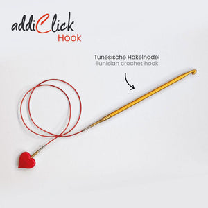 addiAddi Click Hook austauschbares Häkelnadel Set 3,50 - 8,00 mm