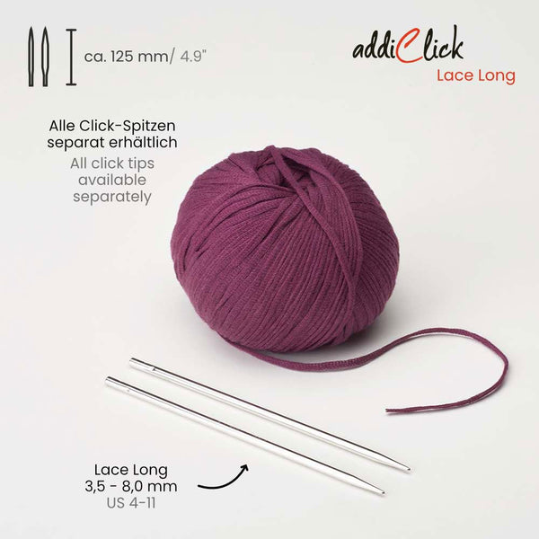 Gustav Selter GmbH & Co. KGaddi Click Lace long austauschbare Rundstricknadeln in verschiedenen Größen