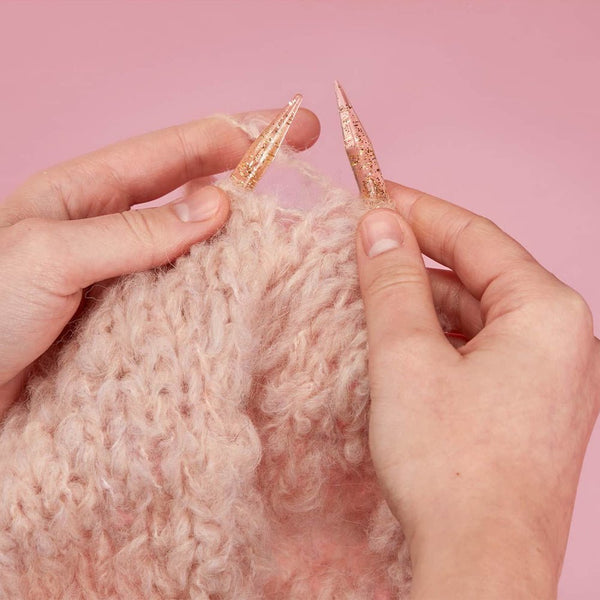 Gustav Selter GmbH & Co. KGAddi Nadelspiel Strumpfstricknadeln mit Glitter in verschiedenen Längen und Stärken