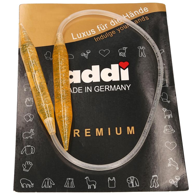 Gustav Selter GmbH & Co. KGAddi Rundstricknadeln Glitter 10,00 mm – 25,00 mm