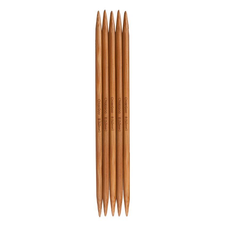 ChiaoGooChiaoGoo Bamboo Patina Nadelspiel in verschiedenen Stärken und Längen