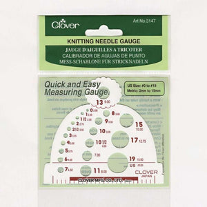 CLOVER MFG. CO., LTD.Clover Mess - Schablone für Stricknadeln