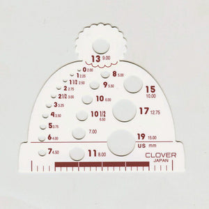 CLOVER MFG. CO., LTD.Clover Mess - Schablone für Stricknadeln