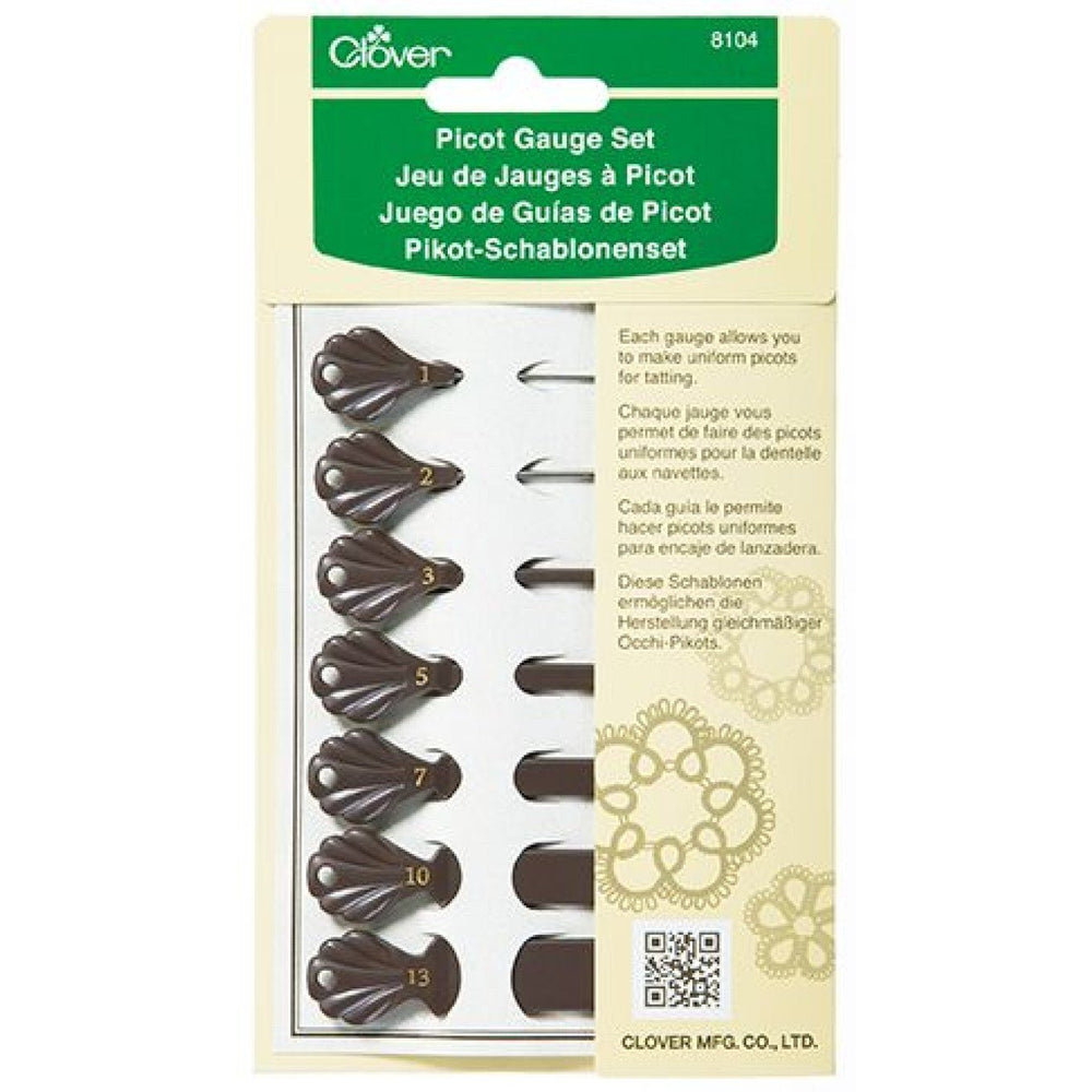 CLOVER MFG. CO., LTD.Clover Pikot - Schablonen Set 7 Stück aus Edelstahl