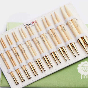 KnitPro InternationalKnitPro Bamboo Deluxe auswechselbare Rundstricknadel Set 3,00 - 10,00 mm