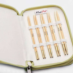 KnitPro InternationalKnitPro Bamboo Starter auswechselbare Rundstricknadel Set 3,00 - 5,00 mm