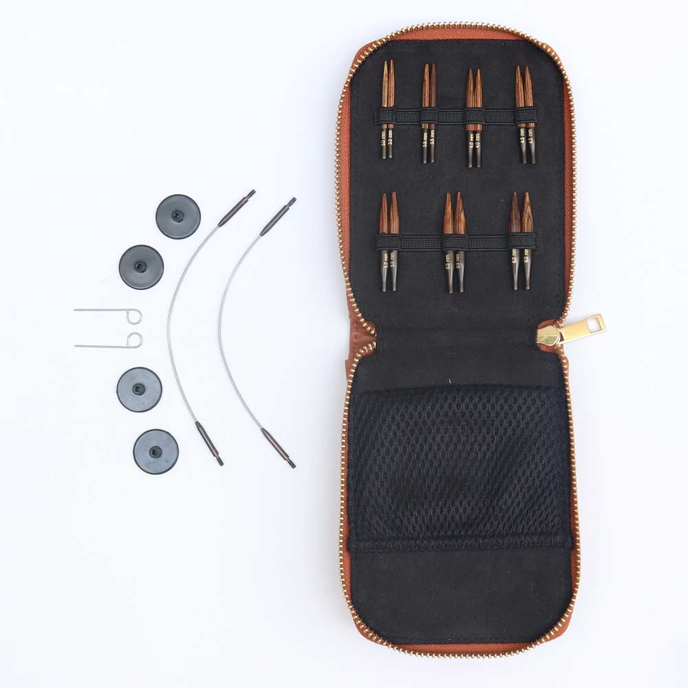KnitPro InternationalKnitPro Ginger Holz Mini Rundstricknadel Set 3,00 - 6,00 mm