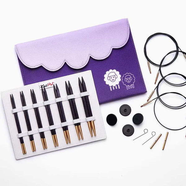 KnitPro InternationalKnitPro Jadore Cubics Deluxe austauschbare Rundstricknadel Set 4,00 - 8,00 mm