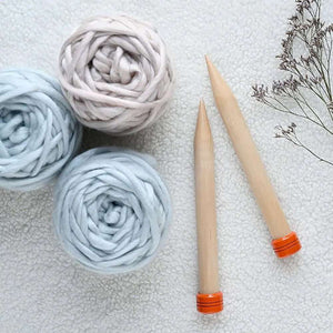 KnitPro InternationalKnitPro JUMBO Birch Jackenstricknadeln in verschiedenen Stärken und Längen