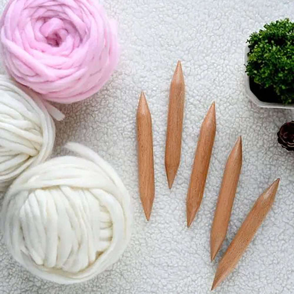 KnitPro InternationalKnitPro JUMBO Birch Nadelspiel in verschiedenen Stärken