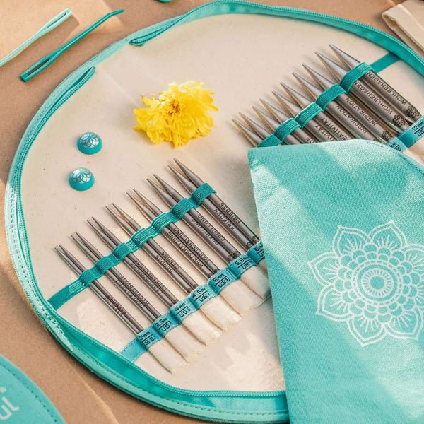 KnitPro InternationalKnitPro Mindful Rundstricknadel Set 13 cm 3,00 - 12,00 mm Edelstahl Englisch Version