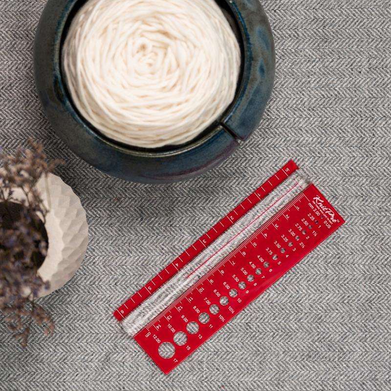 KnitPro InternationalKnitPro Nadelmaß und Nadelschablone mit Lupe