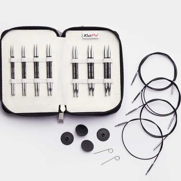 KnitPro InternationalKnitPro Special Karbonz Midi Rundstricknadel Set 3,00 - 6,00 mm