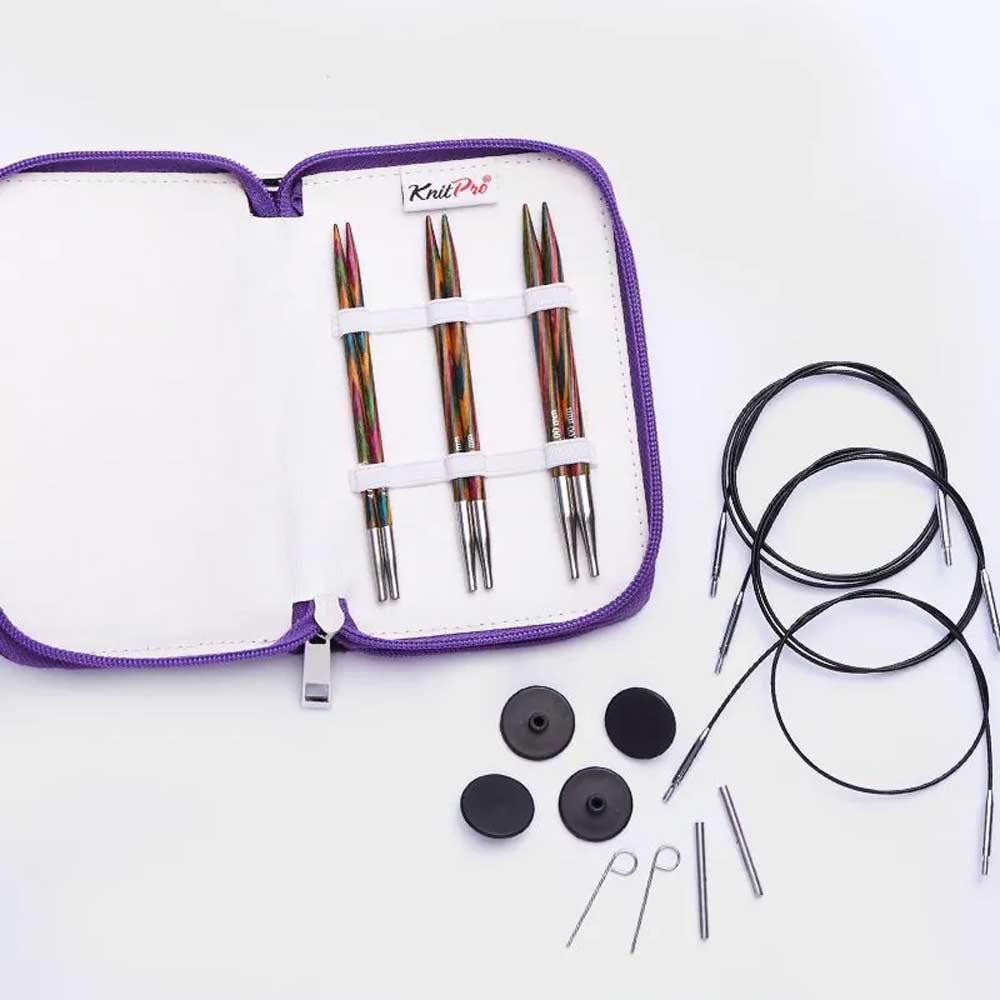 KnitPro InternationalKnitPro Symfonie auswechselbare Starter Rundstricknadel Set 4,00 - 6,00 mm