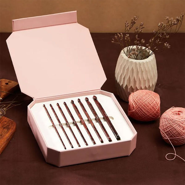 KnitPro InternationalKnitPro Symfonie Rose Deluxe Häkelnadel Set 3,50 - 8,00 mm