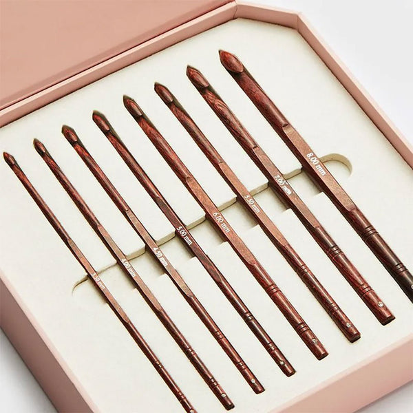 KnitPro InternationalKnitPro Symfonie Rose Deluxe Häkelnadel Set 3,50 - 8,00 mm