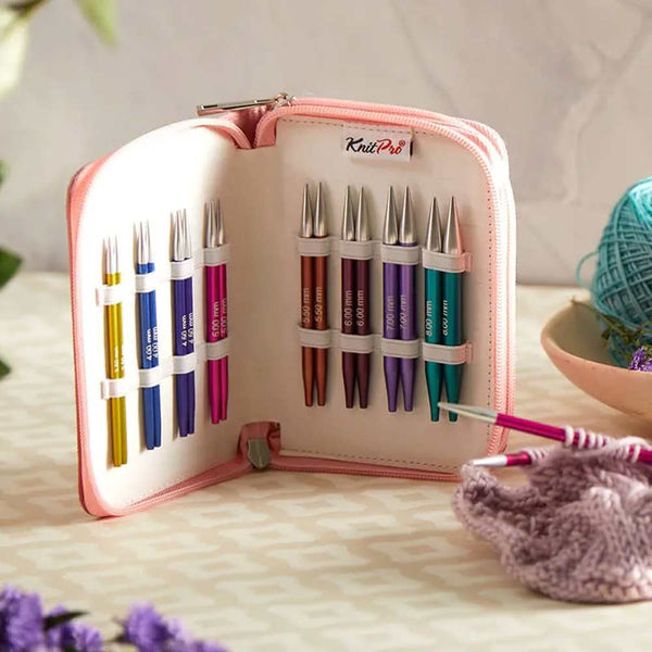 KnitPro InternationalKnitPro ZING Deluxe Special austauschbare Rundstricknadel Set 3,50 - 8,00 m