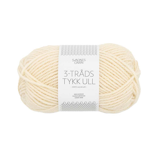 Sandnes GarnSandnes Garn 3 - Tråds Tykk Ull Schurwolle in verschiedenen Farben